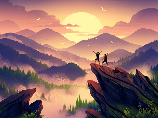 Picturesque Landscape Illustrations by Brian Edward Miller