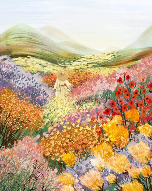 Elaborate Spring and Summer Botanical Art by Illustrator Laivi Põder