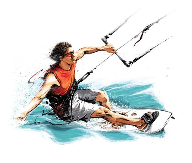 Dynamic Art of Sports Energy in Illustrations by Tomasz Usyk