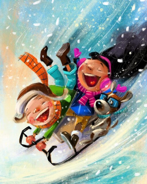 Bright Childhood Vibes in Cheerful Illustrations by Marcin Piwowarski