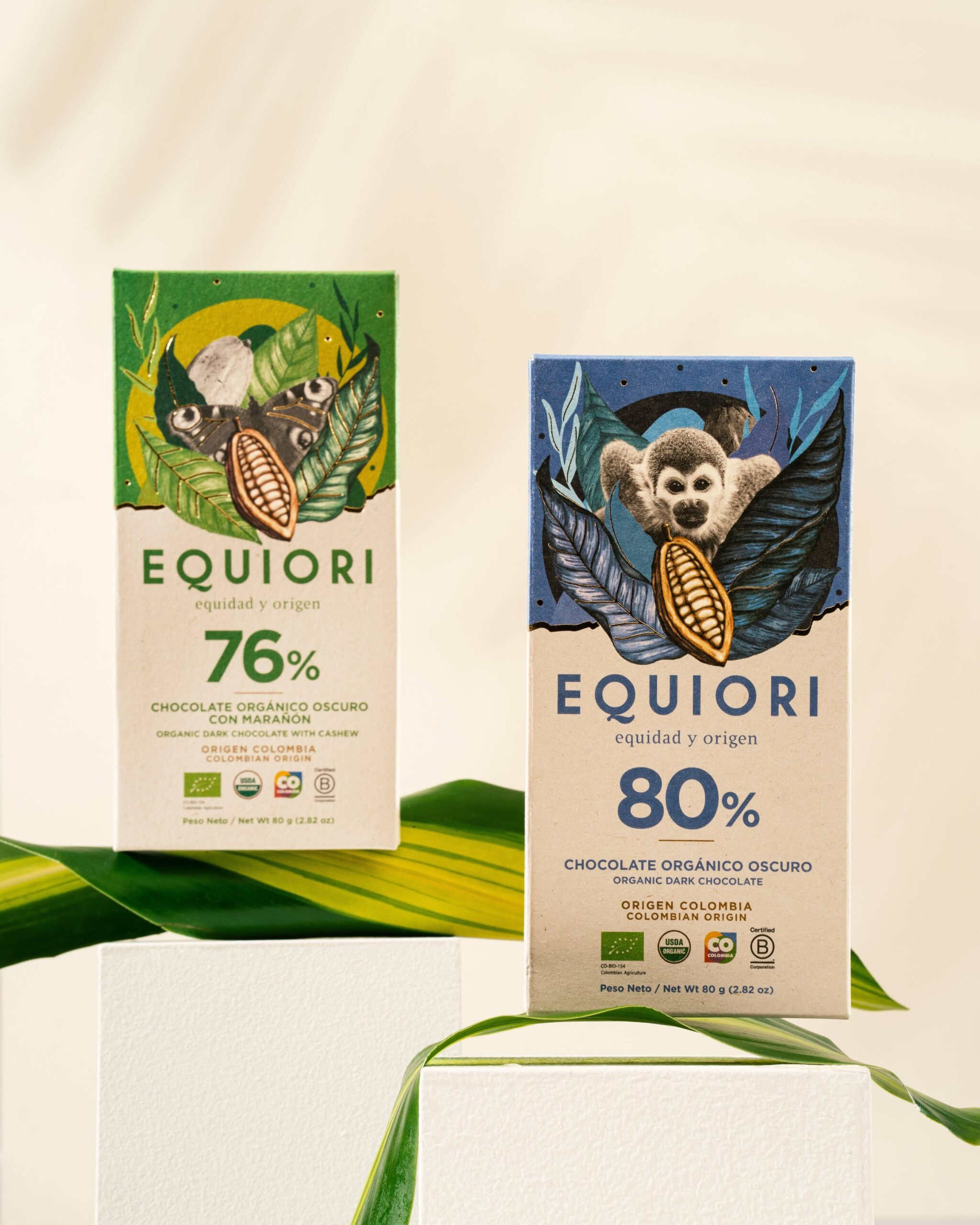 chocolate bar packaging illustration animals graphic design