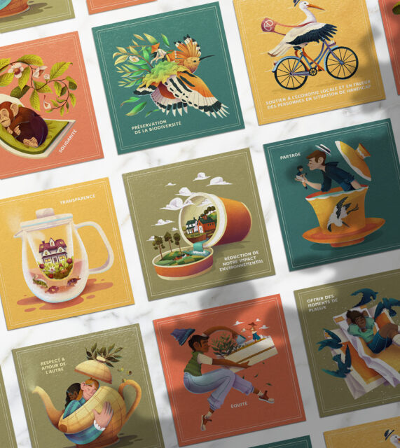 Artistic Digital Illustrations and Patterns by Luiza Laffitte