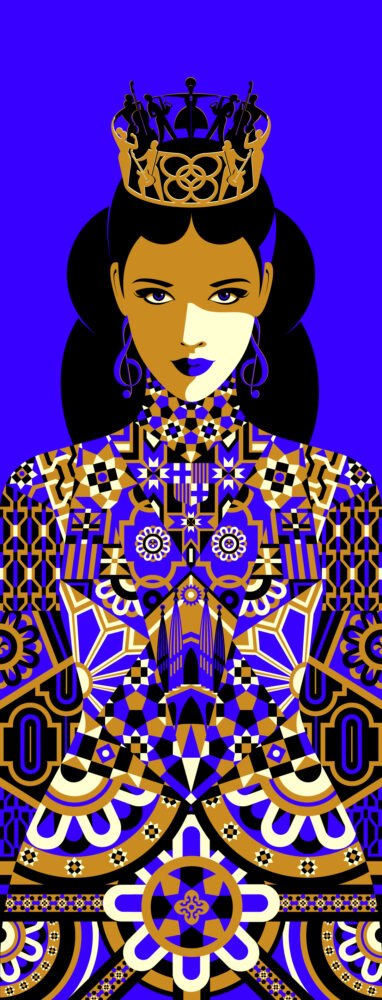 digital illustration malika favre people art visual storytelling woman fashion