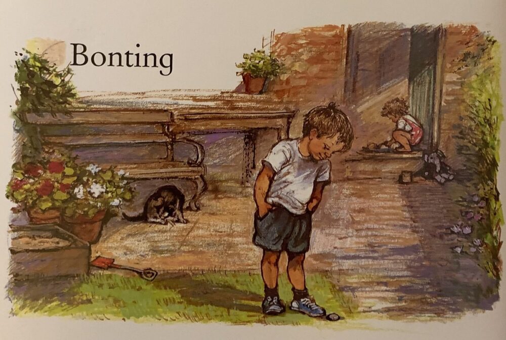 Shirley Hughes children's book illustration kidlit picture books art boy kid summer