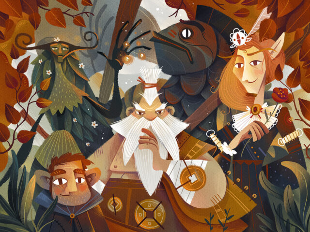 Atmospheric and Original Character Art by Dan Gartman