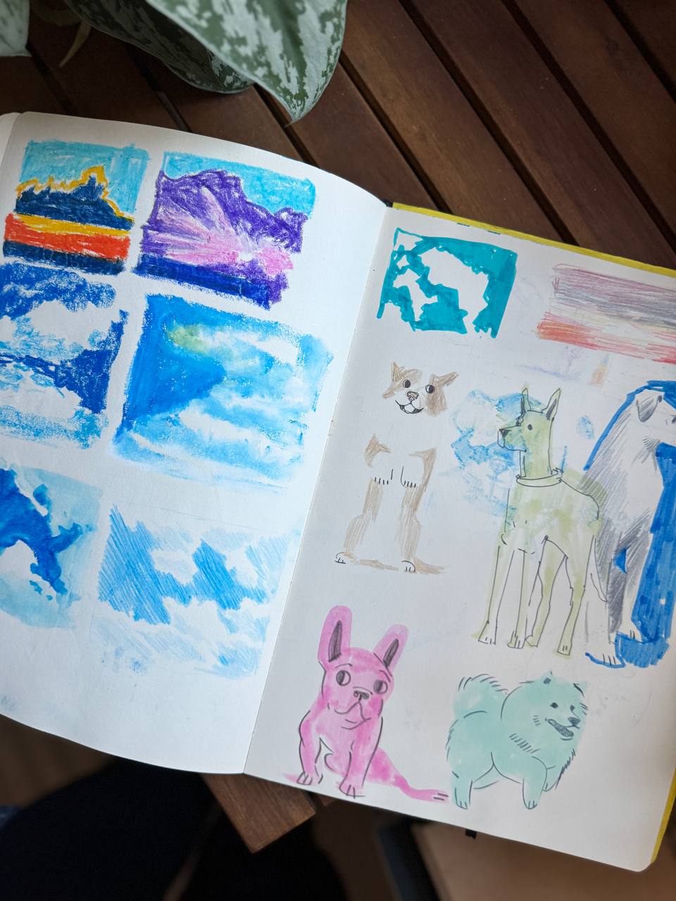 sketching inspiration for illustrators brightarts yaroslava yatsuba creative art nature dogs mixed media