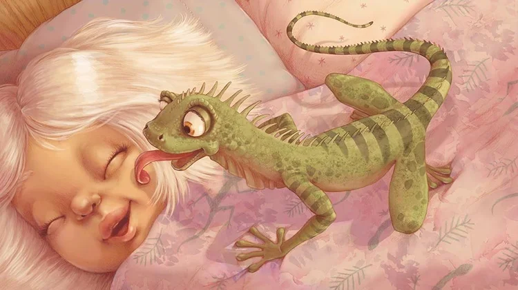 kayla harren book illustration artist kidlit children's books digital art characters nature animals lizard
