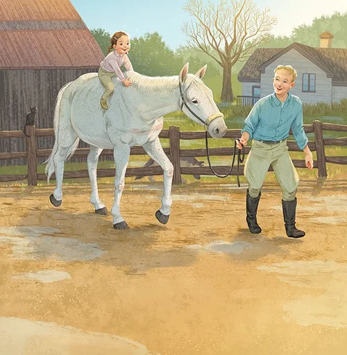 kayla harren book illustration artist kidlit children's books digital art characters nature animals horse