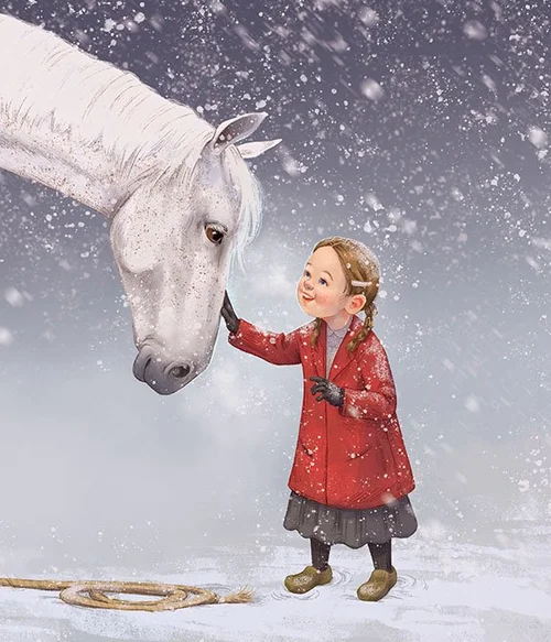 kayla harren book illustration artist kidlit children's books digital art characters nature animals horse