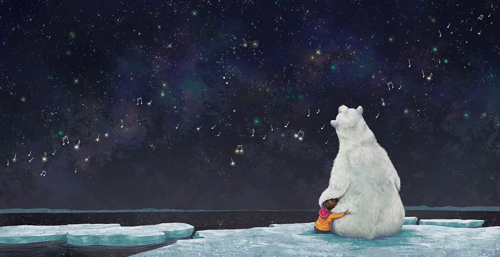 kayla harren book illustration artist kidlit children's books digital art characters nature animals polar bear