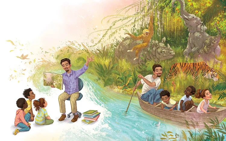 kayla harren book illustration artist kidlit children's books digital art characters nature animals