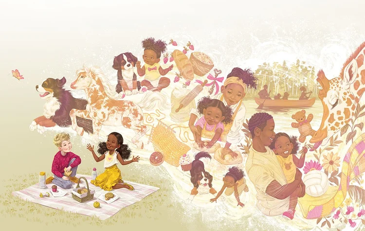 kayla harren book illustration artist kidlit children's books digital art characters nature animals family