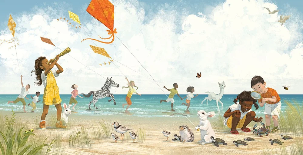 kayla harren book illustration artist kidlit children's books digital art characters nature animals