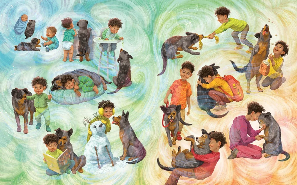 kayla harren book illustration artist kidlit children's books digital art characters nature animals dogs