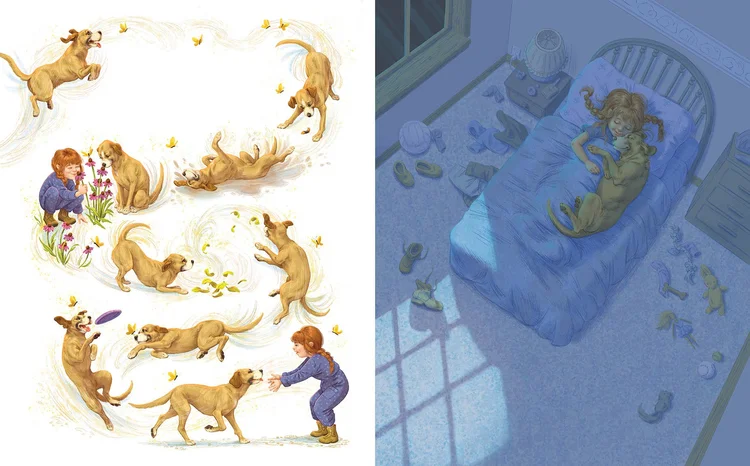 kayla harren book illustration artist kidlit children's books digital art characters nature animals dogs