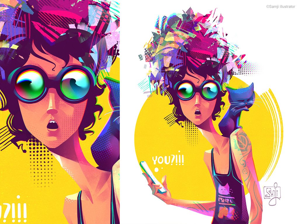 samji illustrator people illustrations digital illustration art
