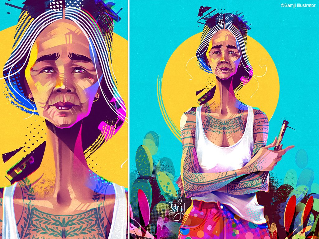 samji illustrator people illustrations digital illustration art