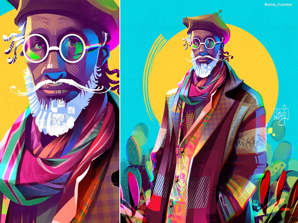samji illustrator people illustrations digital illustration art
